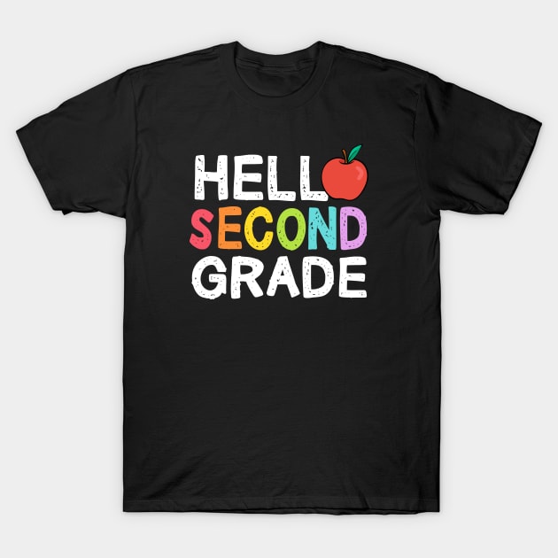 Hello Second Grade - Second Grade T-Shirt by SKHR-M STORE